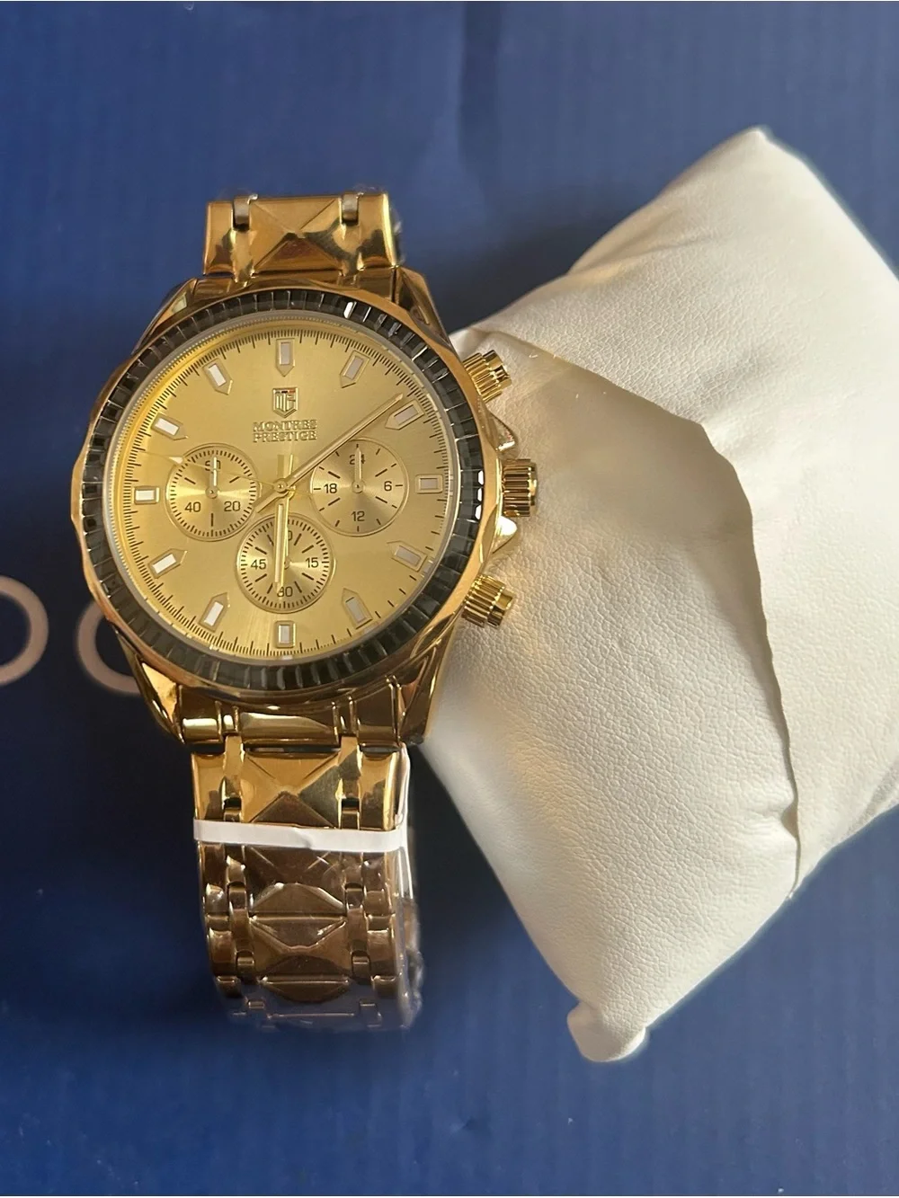 Gold-Tone Men's Chronograph Watch
